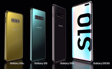 Samsung Galaxy S10 Series Seen to Fa